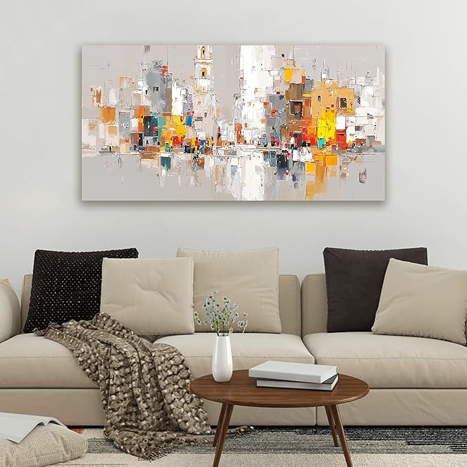Canvas Wall Art Decor Modern Wall Art for Living Room Colorful Abstract Wall Art Prints Artwork for Walls Abstract Art Pictures Abstract Canvas Art Wall Decor Bedroom Office Decorations 20" X 40"