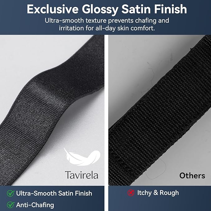 Shirt Stays for Men, Premium Y-Style Adjustable Soft Smooth Elastic Sock Garters with Reinforced Non-Slip Clips, Keep Shirts Tucked, Ideal for Police, Military, and Professionals (1 Pair)