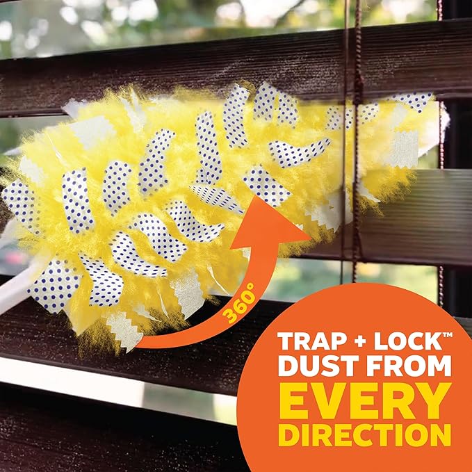 Swiffer Dusters Heavy Duty, Multi-Surface Duster Refills for Cleaning, Unstopables, 24 Count (4 Packs of 6)