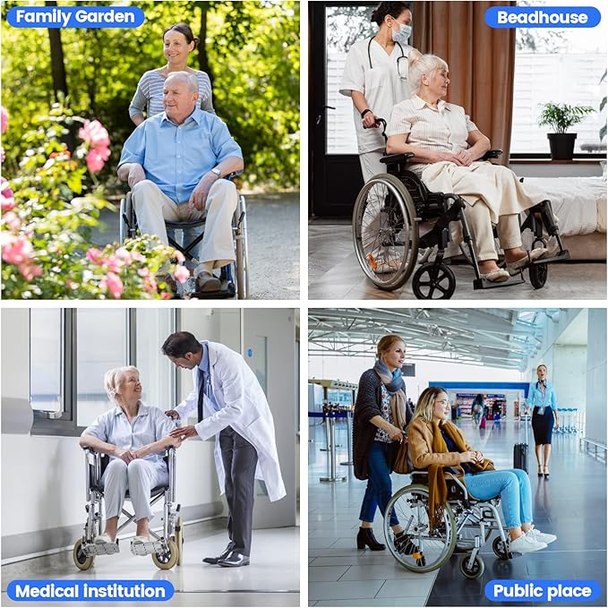 Chair Alarm for Elderly Dementia Patients, Briidea Chair Alarms and Fall Prevention for Elderly, Dual Protection of Lighting and Sound, Easy to Clean, Protecting The Safety of Wheelchair Users