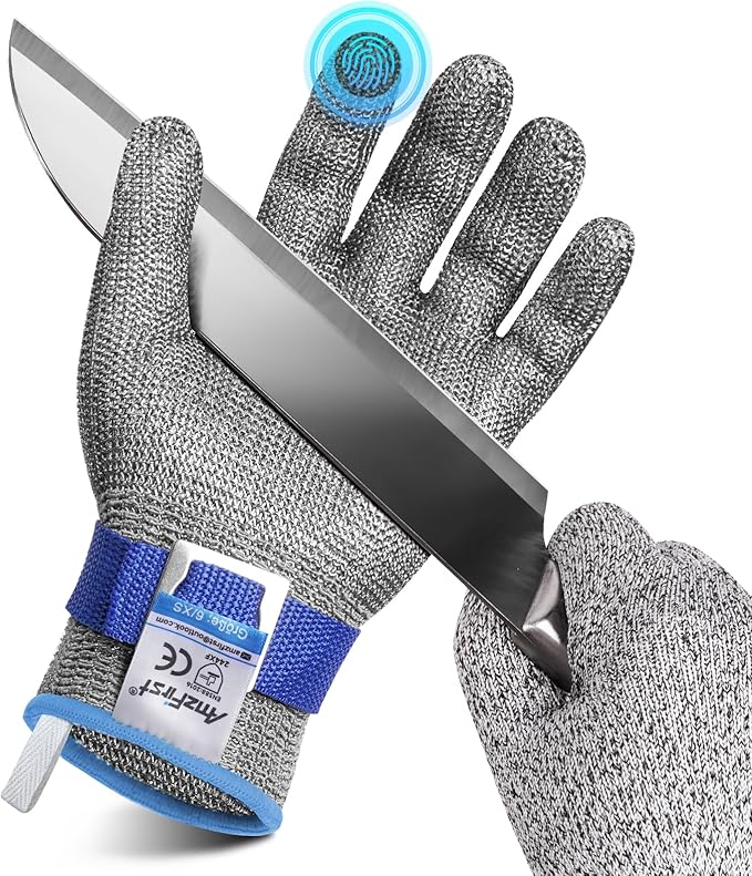 Cut Resistant Gloves Protection Cutting Anti Cut Gloves for Kitchen Fish Slicing and More(Size: 11/XX-Large)