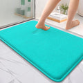 OLANLY Thick Memory Foam Bath Mat Rug 36x24, Extra Soft Absorbent Bathroom Rug, Quick Dry Bath Mats, Non-Slip, Machine Washable Carpet for Bathroom, Tub and Shower, Home Decor Accessories, Teal