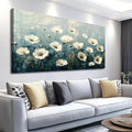 FUHAIHUA Canvas Wall Decor For Bedroom Wall Art For Living Room Office Decorations White Flowers Landscape Painting Modern Wall Pictures Artwork Farmhouse Posters Ready To Hang Home Decor 20x40 In