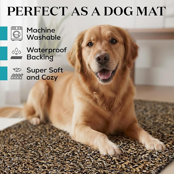Premium Microfiber Indoor Door Mat – 36"x72" Washable Entry Mat, Non-Slip, Waterproof Backing, Super Absorbent, Low Profile Entryway Doormat for Indoor Entrance