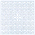 Clear Square Shower Mat Bathtub Mat Non Slip 21x21 Inch, Square Bath Mat for Inside Shower Tub, Shower Stall Mats for Bathroom Floor, Big Suction Cups Drain Hole, Easy Washable, BPA-Free