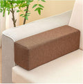 Couch Arm Rest Pillow, High Density Foam Armrest Cushion Removable Pillowcase Washable Elbow Support, Thicken High Density Foam Pad for Recliner Sofa, Bed, Armchair(Coffee,23.6X5.9X4.7in)