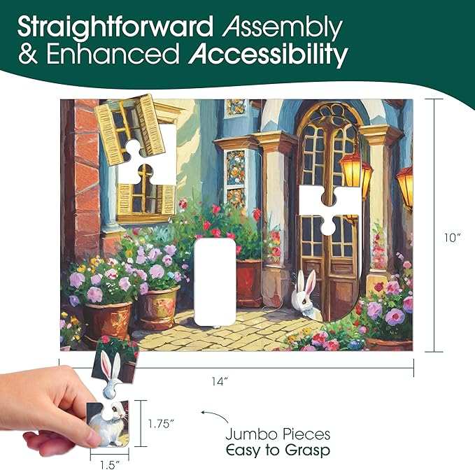 Keeping Busy Object Large Piece Puzzles for Seniors | 3 Pack | Dementia Activities for Seniors Game Solve in 3 Steps Dementia Products for Elderly Alzheimers Products for Elderly Alzheimers Activities
