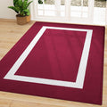 OLANLY Indoor Door Mat, 59x35, Non-Slip Absorbent Resist Dirt Entrance Mat, Washable Low-Profile Inside Entry Doormats for Entryway, Red
