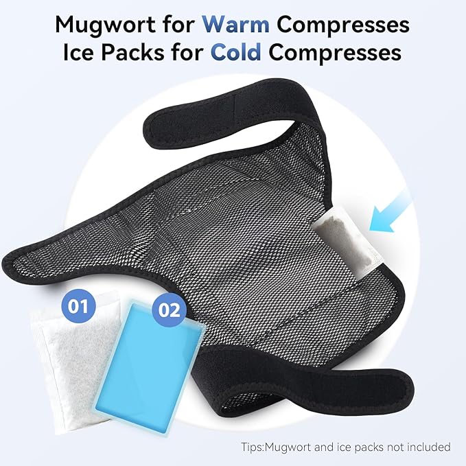Heating Pad for Knee, Knee Massager with Heat, 3-in-1 Foot Massager with Heated for Knee/Shoulder/Elbow, 5 Heat Levels and 5 Vibration Modes, Adjustable Size, Gift for Mom/Dad