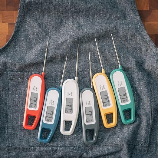 Lavatools Javelin® Ultra-Fast 3-Second Digital Instant Read Meat Thermometer for Grill and Cooking, 2.75" Probe, Compact Foldable Design, Large Display, IP65 Water Resistant, NSF Certified – Ube
