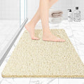 Joyhalo Shower Mat Bathtub Mat Non Slip, Bathmats Non Slip, Quick Drying Foot Scrubber Loofah Mats for Shower, Tub, Bathroom, Home, 32x24inch, Beige