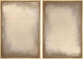 MUDECOR Framed Canvas Print Wall Art Neutral Minimalist Modern Abstract in Beige and Taupe Illustrations Modern Art Decorative Bohemian Colorful for Living Room, Bedroom, Office - 16"x24"x2 Natural