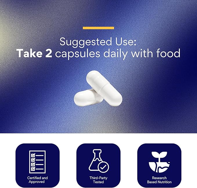 Research Verified Brain Booster - Brain Supplement for Memory and Focus, Nootropic Supplement for Cognitive Support - 60 Vegan Capsules - 1 Month Supply