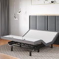 Sven & Son Classic Adjustable Bed Base, Head and Foot Lift, Massage, Under-Bed Lights, USB, Gel Memory, Zero Gravity Smart Frame - Queen