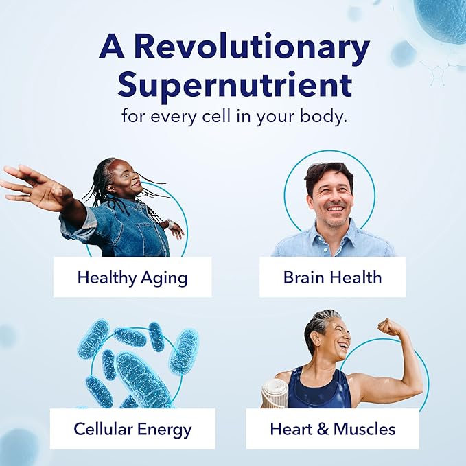 TRU NIAGEN Patented NAD Supplement for Anti Aging and Cell Regeneration, 300mg Niagen, 30 Servings | Supports Cellular Energy, Brain, Muscle | Nicotinamide Riboside (NR) Take 1 Daily | 2 Bottles