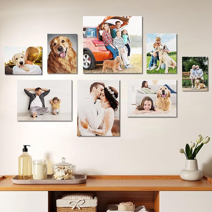 Canvas Prints with Your Photos (Framed 11x14) Personalized Canvas Pictures for Wall Art Digitally Customized Prints with Your Photo Custom Photo Gifts for Home Decor Print Photos Service from Amazon
