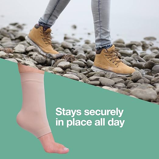 ZenToes Padded Skate Socks for Lace Bite Protection - 1 Pair - for Hockey, Skating and Tall Boots