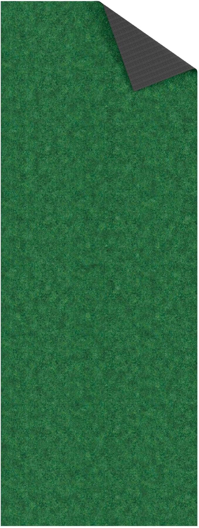 Ottomanson 2' x 24' Hallway Runner with Scraper Pile Extra Durable Non-Slip Rug Mat for Indoor & Outdoor Use - Ideal for Kitchen, Entryway, Patio & Garage - High-Traffic Carpet, Green