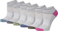 Tipi Toe Women’s 6-Pack Athletic Cushioned Running Ankle Socks – Soft, Breathable Fabric with Arch Support for Comfort