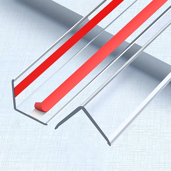 Clear Self-Adhesive Wall Corner Protectors-2 PCS of Corner Guards & Edge Protector for Baby, Furniture, Door, Tables, Cover Sharp Furniture, Easy to Install (3x40.6cm/1.18x16in)