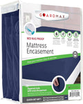 Guardmax Jersey Knitted Queen Zippered Mattress Encasement - Waterproof & Bed Bug Proof Mattress Protector - Comfortable, Soft, and Noiseless Zippered Bedding - Dust Mite Proof (60 x 80 x 12)