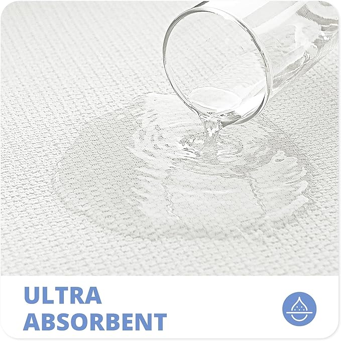 Bathroom Rugs Set 2 Pieces,Thin Bathroom Mats,Toilet Rugs,Quick Dry,Non-Slip,Machine Washable,Low Pile,Absorbent Bath Mats,Shower,Sink,Home Decor Accessories.Cream,1'5"x2'3"+1'8"x2" U Shape