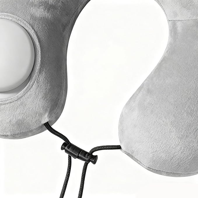 Neck Support Pillow, U Shape Travel Cushion, Plush Sleeper Pad, Soft Pressure Relief Design, Comfort Rest Support, Travel Comfort Accessory, for Airplane Office Bedroom Camping