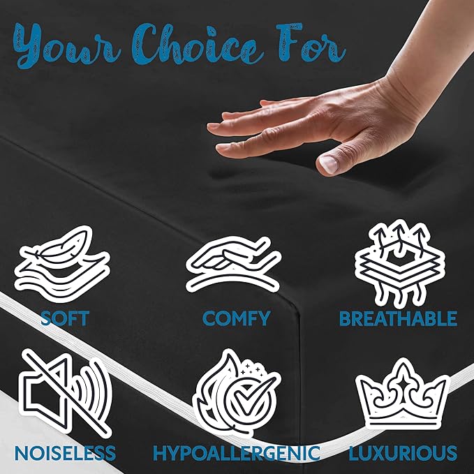 Guardmax Jersey Knitted Full XL Zippered Mattress Encasement - Waterproof & Bed Bug Proof Mattress Protector - Comfortable, Soft, and Noiseless Zippered Bedding - Dust Mite P0roof (54 x 80 x 12)