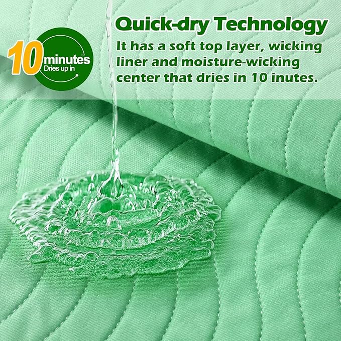 Positioning Bed Pad with Handles - Quick Drying Bed Pads with 8 Reinforced Handles, Washable Waterproof Reusable Pads for Elderly, Bedridden, Turning, Lifting, Transferring 34" × 36"