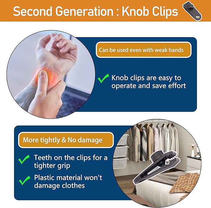 Upgraded Clip and Pull Dressing Aid
