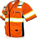 KwikSafety - Charlotte, NC - Men's & Women's Class 3 Safety Vest PPE Hi Vis Reflective ANSI OSHA