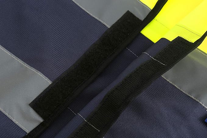 AYKRM 12 colour High visibility viz vest hi vis viz reflective work construction safety vest (XS-8XL)