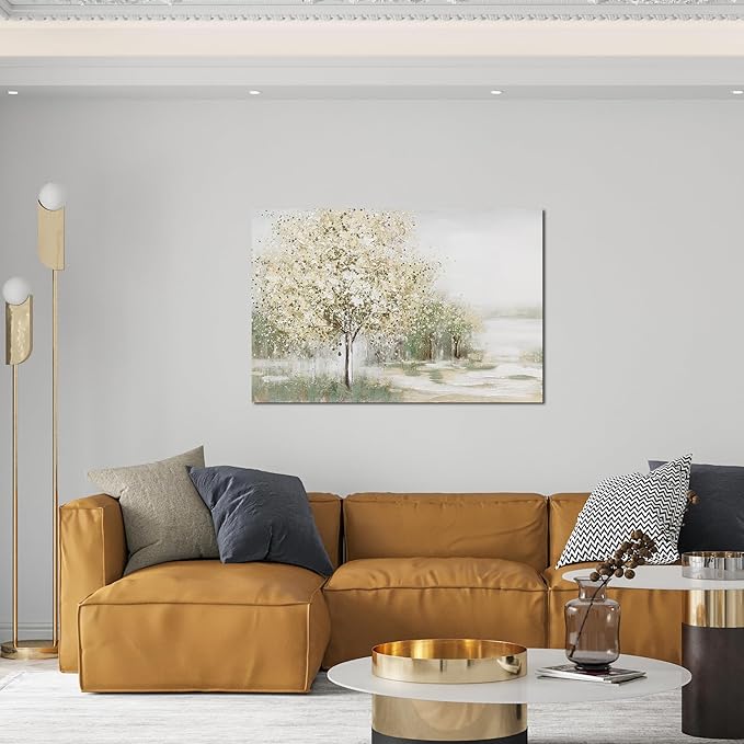 Canvas Wall Art Decor Wall Art Pictures for Living Room Canvas Art Wall Decor Artwork for Walls Natural Landscape Wall Art Decor Vintage Tree Wall Art Prints 24" X 36" for Bedroom Office Kitchen
