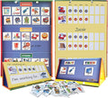 SchKIDules Home-Themed Magnetic Visual Schedule & Reward Chart w/129 Colorful Magnets & 2-Sided 18” Folding Board; for Daily Routines, Chores, Behavioral Supports, Kids’ Calendar, ADHD & Autism Tools
