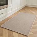 AMOAMI Kitchen Mats for Floor, Non Slip Washable Kitchen Rugs Absorbent Quick Dry and Easy to Clean, Rugs for Kitchen in Front of Sink, 17“*30”, Beige