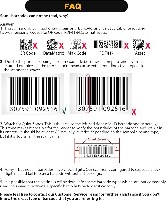 NADAMOO Wireless Barcode Scanner 328 Feet Transmission Distance USB Cordless 1D Laser Automatic Barcode Reader Handhold Bar Code Scanner with USB Receiver for Store, Supermarket, Warehouse - Green