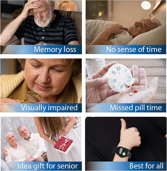 FIVE SENSES - English Atomic Talking Watch, Easy to use for Seniors Blind Men Women, Loud Talking Watch with Sound for Vision Impaired, Watches for Elderly Women, Blind People Products 1095