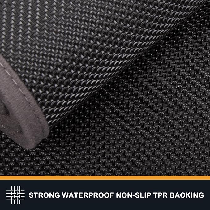 PURRUGS Dirt Trapping Door Mat 31.5" x 70", Non-Slip Machine Washable Entry Rug, Shoe Scraper, Dog Doormat, Super Absorbent Welcome Mat for Front & Back Door, Muddy Shoes & Paws, Light Grey-Dark Grey
