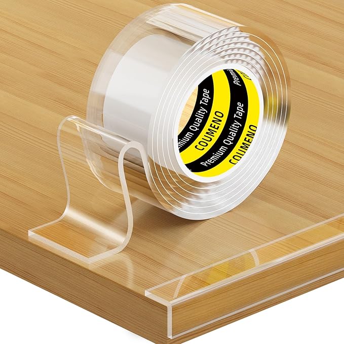 Clear Edge Protector,Safe Corner Protector, Anti-Sharp Edge Protector, for Furniture, Drawers, Tables, Cabinets 1.2inX6.6FT