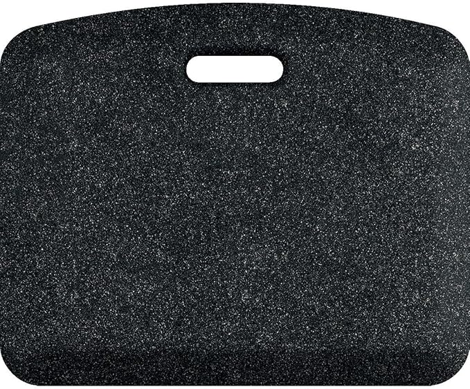 WellnessMats Mobile 23" L x 19" W x 1" Th Collection Anti-Fatigue Floor Mat, Polyurethane – Ergonomic Support Pad for Home, Kitchen, Garage, Office Standing Desk – Water Resistant - Made in USA