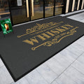 ALLEVI Custom Commercial Grade Area Rugs and Mats Non-Slip Rubber Backing Carpets Entryway Personalized Logo Text Business Runner Welcome Indoor Outdoor Washable Floor Doormat Home Kitchen Garden 2x3