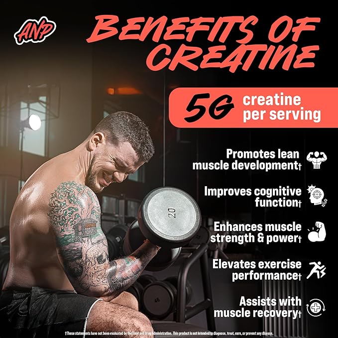 Creatine Monohydrate Gummies 5g - Raspberry Lemonade Flavored Creatine for Men and Women - Supplement for Muscle Gain, Energy, Pre and Post Workout, Recovery, (120 Gummies)