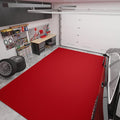 Ottomanson 6'6" x 25' Hallway Runner with Scraper Pile Extra Durable Non-Slip Rug Mat for Indoor & Outdoor Use - Ideal for Kitchen, Entryway, Patio & Garage - High-Traffic Carpet, Red