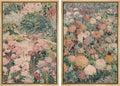 MUDECOR Framed Canvas Print Wall Art Impressionist Floral Garden Vintage Botanical Illustrations Modern Art Decorative Bohemian Colorful Chic for Living Room, Bedroom, Office - 16"x24"x2 Natural
