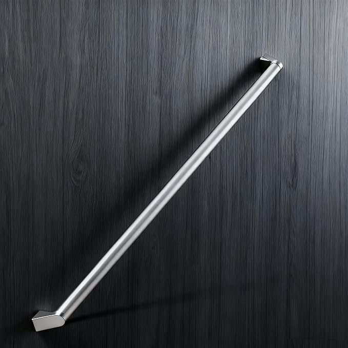 4 FT Handrails for Indoor Stairs,Railings，Outdoor Stairs Handrail，Modern Aluminum Handrail Set, Wall Mounted，Wall Return Bracket More Safety, Rust Free. (Anodized Silver, 4 FT)