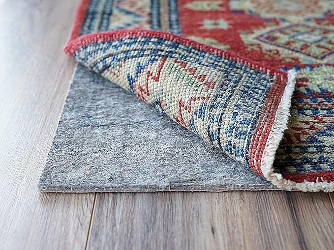 RUGPADUSA - Dual Surface - 9'x13' - 1/4" Thick - Felt + Rubber - Non-Slip Backing Rug Pad - Safe for All Floors