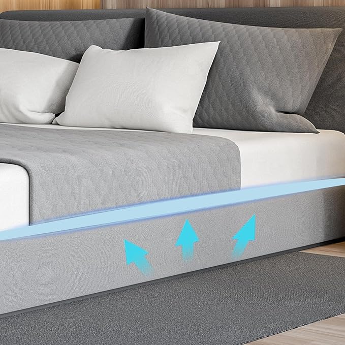Extra Thick 3" Sagging Mattress Support, 60" L High Density Under Mattress Support Board, Memory Foam Pad to Fix Sinking Bed, Firm, Support, Stability - 60x24x3in, Blue
