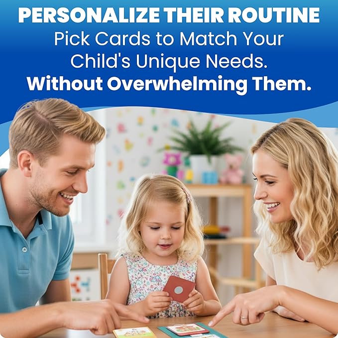 Premium 60 pcs Visual Schedule for Kids with Autism12 bords Black Bag Reward Chart Chore Bedtime Routine Toddlers Timetable Autistic Children Wall Planner Daily ADHD at Home School Learning Materials