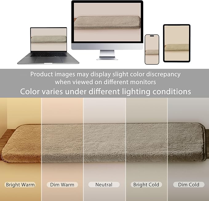PURE ERA Carpet Stair Treads Ultra Plush 9.5" X 30"Soft Bullnose Indoor Stair Protectors Pet-Friendly Non-Slip Skid Resistant Tape Free Washable Reusable(7 Pieces, Cream Gray)