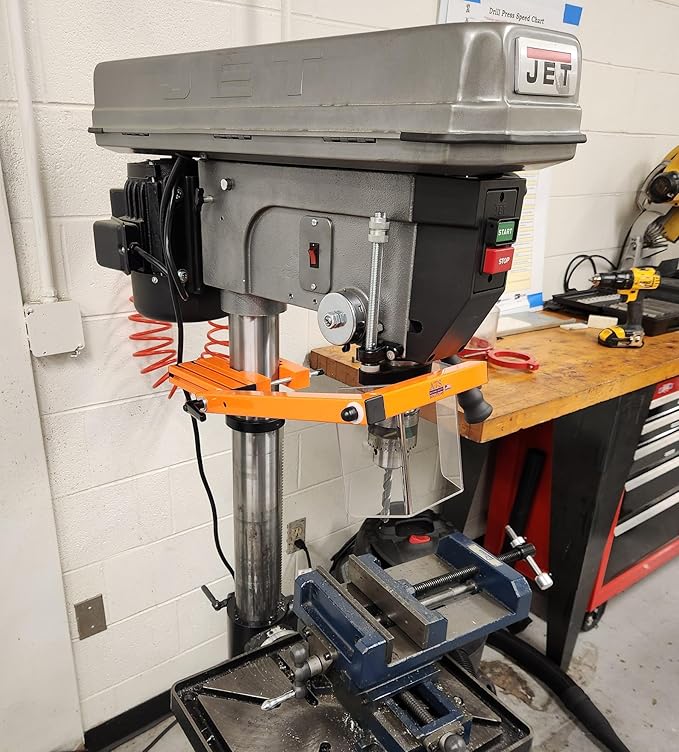 ATS Safety, Drill Press Guard - Econ-Series Drill Press Accessories, Part # DPG-ES1